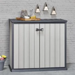 Keter Patio Store Opbergkast - 139,5x77x120cm - Grijs -Fijne Tuinmeubelwinkel 1200x1200 717