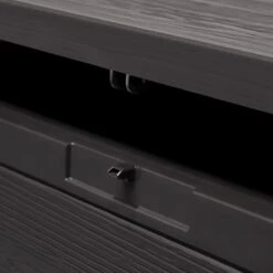 Merkloos Woody Tuin Opbergbox - 324 Liter 45x120x60 Cm - Tuinkussenbox - Antraciet/bruin -Fijne Tuinmeubelwinkel 1200x1200 729