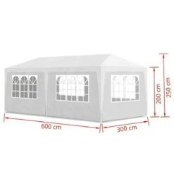 MaxxGarden Partytent - Paviljoen - 3x6m - Incl. Zijwanden - Waterdicht - Wit 16 MaxxGarden Partytent - Paviljoen - 3x6m - Incl. Zijwanden - Waterdicht - Wit -Fijne Tuinmeubelwinkel 1200x1200 782