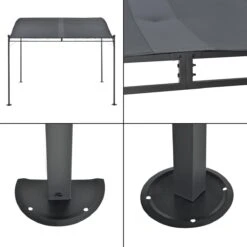 Pergola Tuinpaviljoen 300x250x243 Cm Antraciet Donkergrijs 11 Pergola Tuinpaviljoen 300x250x243 Cm Antraciet Donkergrijs -Fijne Tuinmeubelwinkel 1200x1200 814