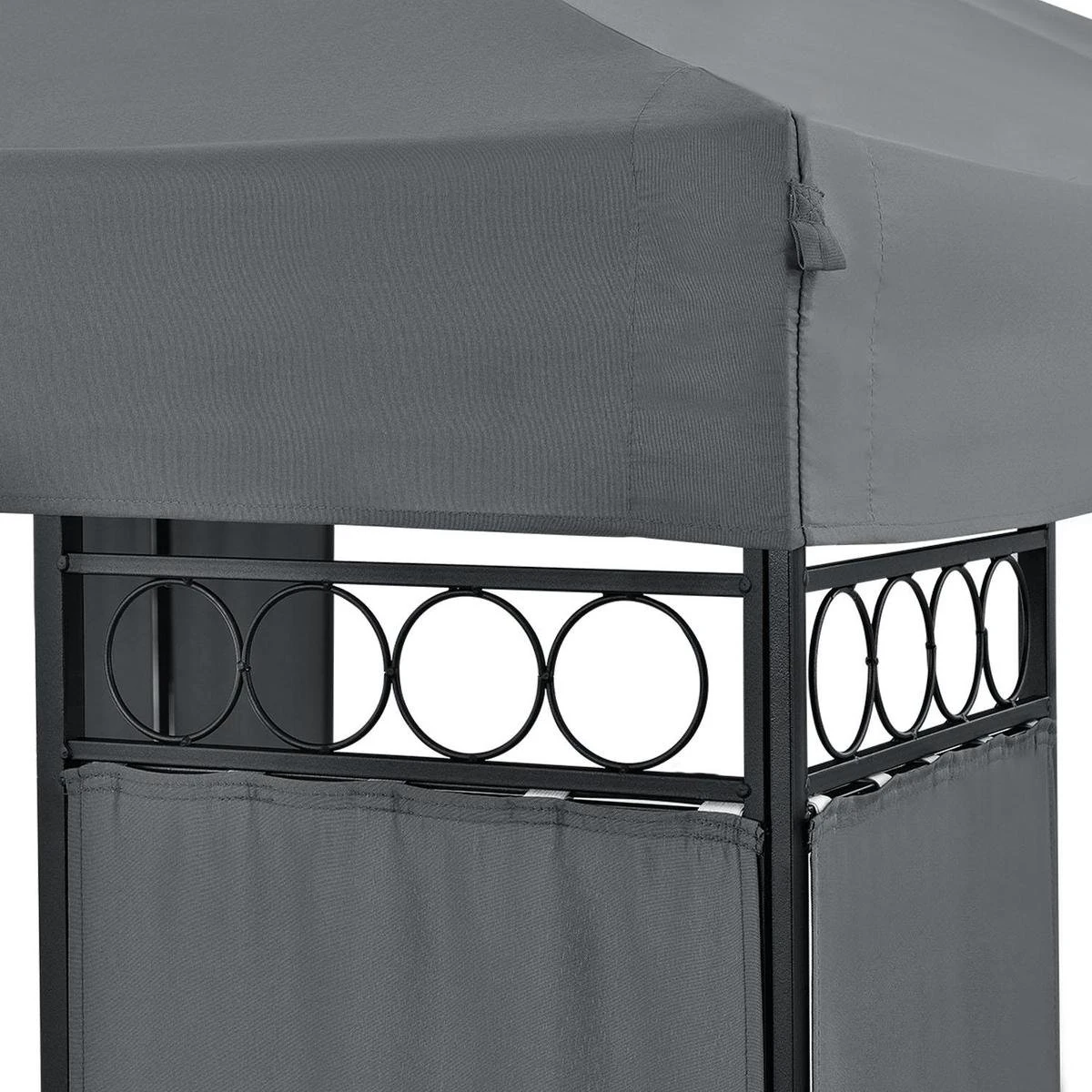 Paviljoen / Partytent - 3 X 4 Meter - Antraciet 2 Paviljoen / Partytent - 3 X 4 Meter - Antraciet - Afbeelding 2