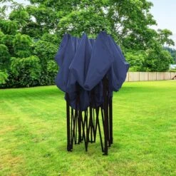 LifeGoods Partytent - 3x3 M - Easy Up - Opvouwbaar - Waterdicht - Draagtas Met Wieltjes - Donkerblauw 16 LifeGoods Partytent - 3x3 M - Easy Up - Opvouwbaar - Waterdicht - Draagtas Met Wieltjes - Donkerblauw -Fijne Tuinmeubelwinkel 1200x1200 846