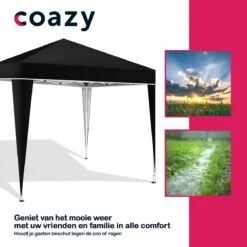 Coazy Waterdichte Partytent 3x3 Meter Opvouwbaar - Paviljoen - Easy Up - Pop-up Tent Met Haringen, Touw En Anti Slip Poten - Waterdicht - Partytenten Weerbestendig 11 Coazy Waterdichte Partytent 3x3 Meter Opvouwbaar - Paviljoen - Easy Up - Pop-up Tent Met Haringen, Touw En Anti Slip Poten - Waterdicht - Partytenten Weerbestendig -Fijne Tuinmeubelwinkel 1200x1200 879
