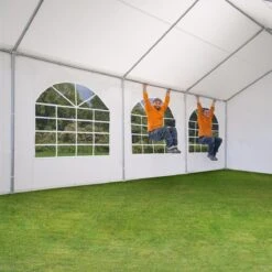 Hoogwaardige Partytent 3x6 M Van 240 G/m² PE Zeil Tuintent Feesttent Waterdicht In Wit -Fijne Tuinmeubelwinkel 1200x1200 917