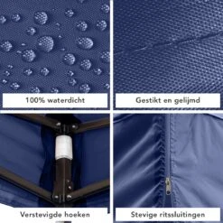 LifeGoods Partytent - 3x3 M - Zijwanden - Easy Up - Opvouwbaar - Waterdicht - Draagtas Met Wieltjes - Donkerblauw 18 LifeGoods Partytent - 3x3 M - Zijwanden - Easy Up - Opvouwbaar - Waterdicht - Draagtas Met Wieltjes - Donkerblauw -Fijne Tuinmeubelwinkel 1200x1200 946