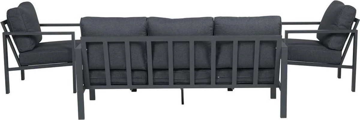 Garden Impressions Durban Loungeset - 4-delig - Zwart 20 Garden Impressions Durban Loungeset - 4-delig - Zwart - Afbeelding 20