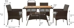 Teamson Home 5-Delig Diningset - Tuinset - Tuinmeubelen - Tafel En 4 Stoelen - Voor Maximaal 4 Personen - Massief Houten Tafelblad - Bruin - 244 X 132 X 84 (cm) 16 Teamson Home 5-Delig Diningset - Tuinset - Tuinmeubelen - Tafel En 4 Stoelen - Voor Maximaal 4 Personen - Massief Houten Tafelblad - Bruin - 244 X 132 X 84 (cm) -Fijne Tuinmeubelwinkel 1200x460 2