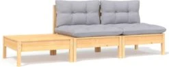 VidaXL 3-delige Loungeset Met Grijze Kussens Massief Grenenhout 35 VidaXL 3-delige Loungeset Met Grijze Kussens Massief Grenenhout -Fijne Tuinmeubelwinkel 1200x477 1