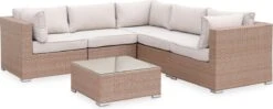 Alice's Garden Loungeset Napoli - 5 Plaatsen - Wicker - 6 Elementen - Beige/Beige 13 Alice's Garden Loungeset Napoli - 5 Plaatsen - Wicker - 6 Elementen - Beige/Beige -Fijne Tuinmeubelwinkel 1200x479