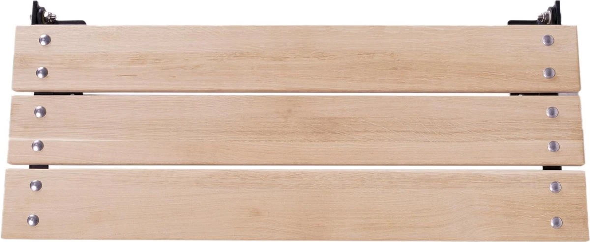 MaximaVida Opklapbare Gevelbank Jordaan 100 Cm- FSC Eikenhout 3 MaximaVida Opklapbare Gevelbank Jordaan 100 Cm- FSC Eikenhout - Afbeelding 3