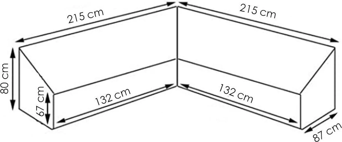 Merkloos Beschermhoes Voor Lounge Set - 215x87x80cm - Zwart - Tuin Set Beschermer - Afdekhoes Voor Lounge Bank - De Ideale Bescherming Voor Je Tuinmeubelen 2 Merkloos Beschermhoes Voor Lounge Set - 215x87x80cm - Zwart - Tuin Set Beschermer - Afdekhoes Voor Lounge Bank - De Ideale Bescherming Voor Je Tuinmeubelen - Afbeelding 2