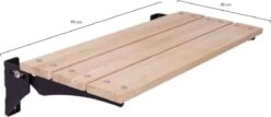 MaximaVida Opklapbare Gevelbank Jordaan 100 Cm- FSC Eikenhout 11 MaximaVida Opklapbare Gevelbank Jordaan 100 Cm- FSC Eikenhout -Fijne Tuinmeubelwinkel 1200x518