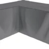 SORARA® Hoes Loungeset Hoekbank 235 X 235 X 70/100 Cm Grijs - Luxe Beschermhoes Tuinbank Met Aantrekkoord.