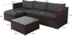 Loungebank Miko Bruin Tuin, Loungeset Buiten Wicker -Fijne Tuinmeubelwinkel 1200x598 1