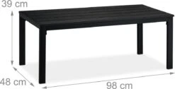 Relaxdays Tuintafel Rechthoek - Lage Buitentafel - Metalen Balkontafel - Eettafel Buiten 11 Relaxdays Tuintafel Rechthoek - Lage Buitentafel - Metalen Balkontafel - Eettafel Buiten -Fijne Tuinmeubelwinkel 1200x612 1