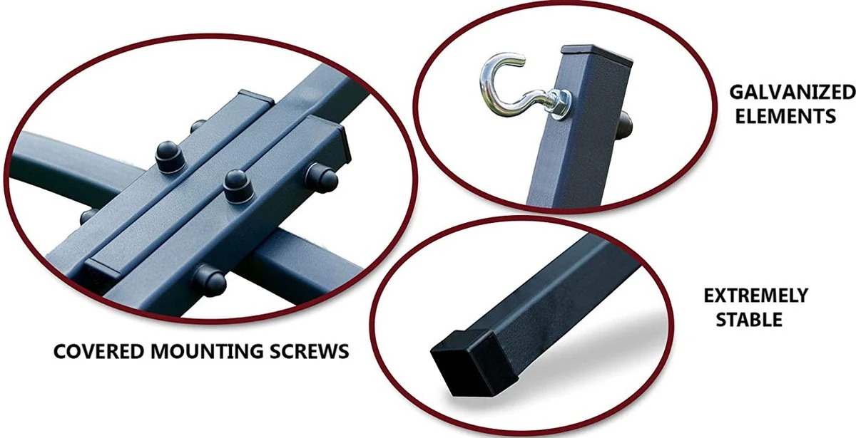 Hangmat Met Standaard – 1 Persoons – EXTRA STABIEL Frame Tot 120 Kg - Indela 5 Hangmat Met Standaard – 1 Persoons – EXTRA STABIEL Frame Tot 120 Kg - Indela - Afbeelding 5