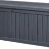 Keter Rockwood Opbergbox - 570L - 155x72.4x64.4cm - Grafiet