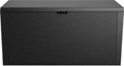 Keter Emily Opbergbox - 118x45x57 Cm - 270L - Grafiet -Fijne Tuinmeubelwinkel 1200x642