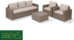Allibert California Loungeset - 5 Personen - Cappuccino 21 Allibert California Loungeset - 5 Personen - Cappuccino -Fijne Tuinmeubelwinkel 1200x648 4