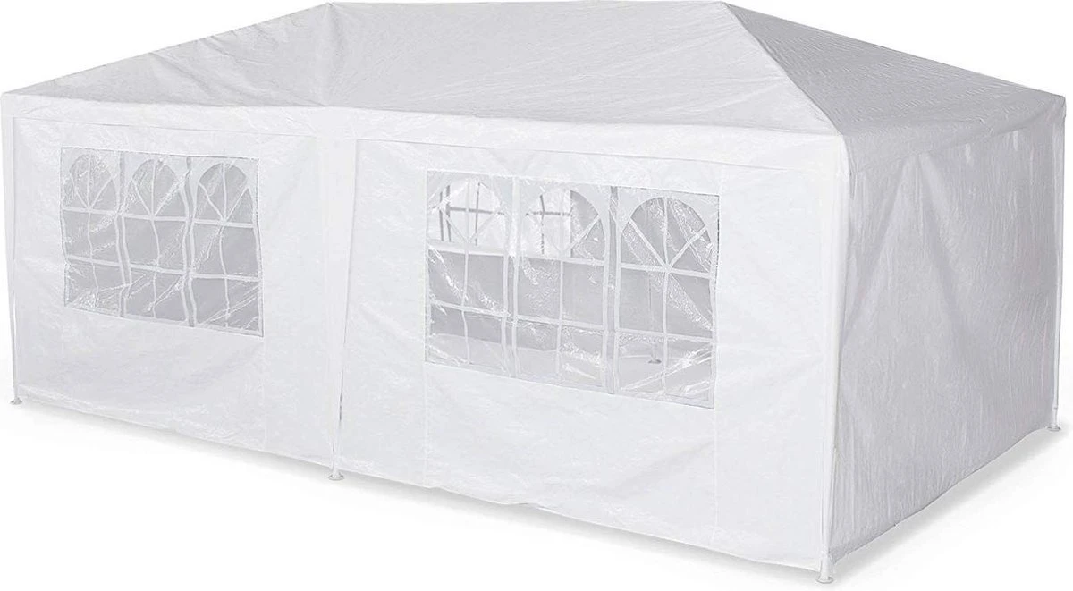 MaxxGarden Partytent - Paviljoen - 3x6m - Incl. Zijwanden - Waterdicht - Wit 9 MaxxGarden Partytent - Paviljoen - 3x6m - Incl. Zijwanden - Waterdicht - Wit - Afbeelding 9