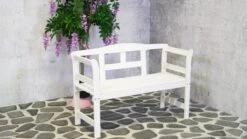 SenS-Line Friesen Tuinbank - Hout - Wit -Fijne Tuinmeubelwinkel 1200x675 2