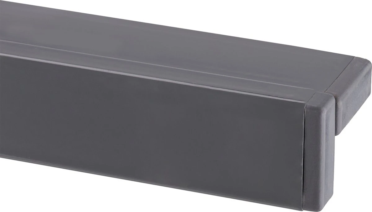 Relaxdays Tuintafel Vierkant - Grijze Buitentafel - Eettafel Tuin - Moderne Balkontafel 3 Relaxdays Tuintafel Vierkant - Grijze Buitentafel - Eettafel Tuin - Moderne Balkontafel - Afbeelding 3