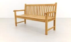 Teak Houten Tuinbank Bison - 150 Cm. -Fijne Tuinmeubelwinkel 1200x718 1