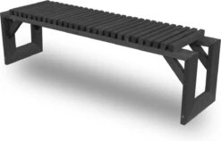 Tuinbank Design 2023 - 150CM - Grenen Hout - Zwart -Fijne Tuinmeubelwinkel 1200x766