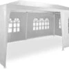 MaxxGarden Partytent - Paviljoen - 300 X 600 X 250 Cm - Met Zijwanden - Waterdicht Pro - 32mm Buizen – Wit