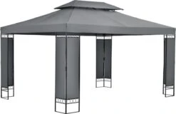 Paviljoen / Partytent - 3 X 4 Meter - Antraciet