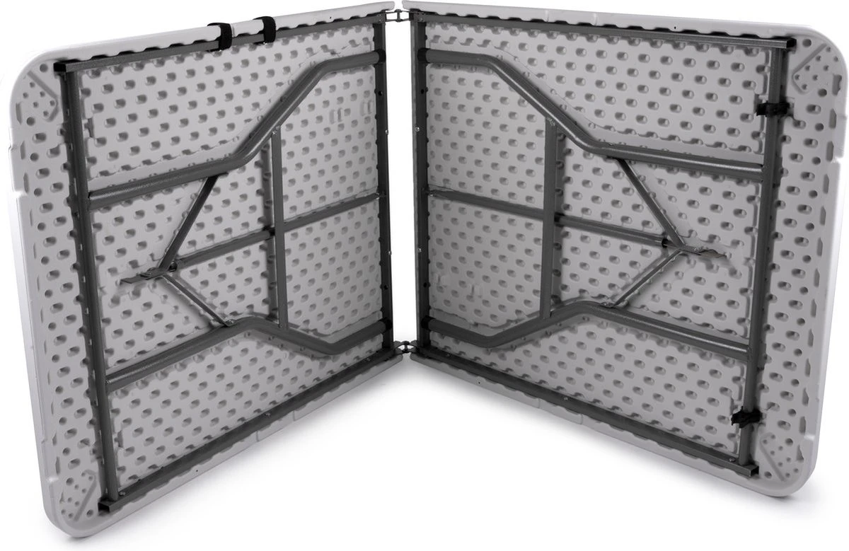 MaxxGarden Vouwtafel - Opvouwbare Kampeer Tafel - Tuin - Camping - Binnen - Weersbestendig - 180 X 74 X 74cm- Wit 12 MaxxGarden Vouwtafel - Opvouwbare Kampeer Tafel - Tuin - Camping - Binnen - Weersbestendig - 180 X 74 X 74cm- Wit - Afbeelding 12