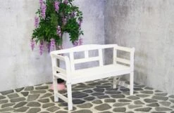 SenS-Line Friesen Tuinbank - Hout - Wit -Fijne Tuinmeubelwinkel 1200x784