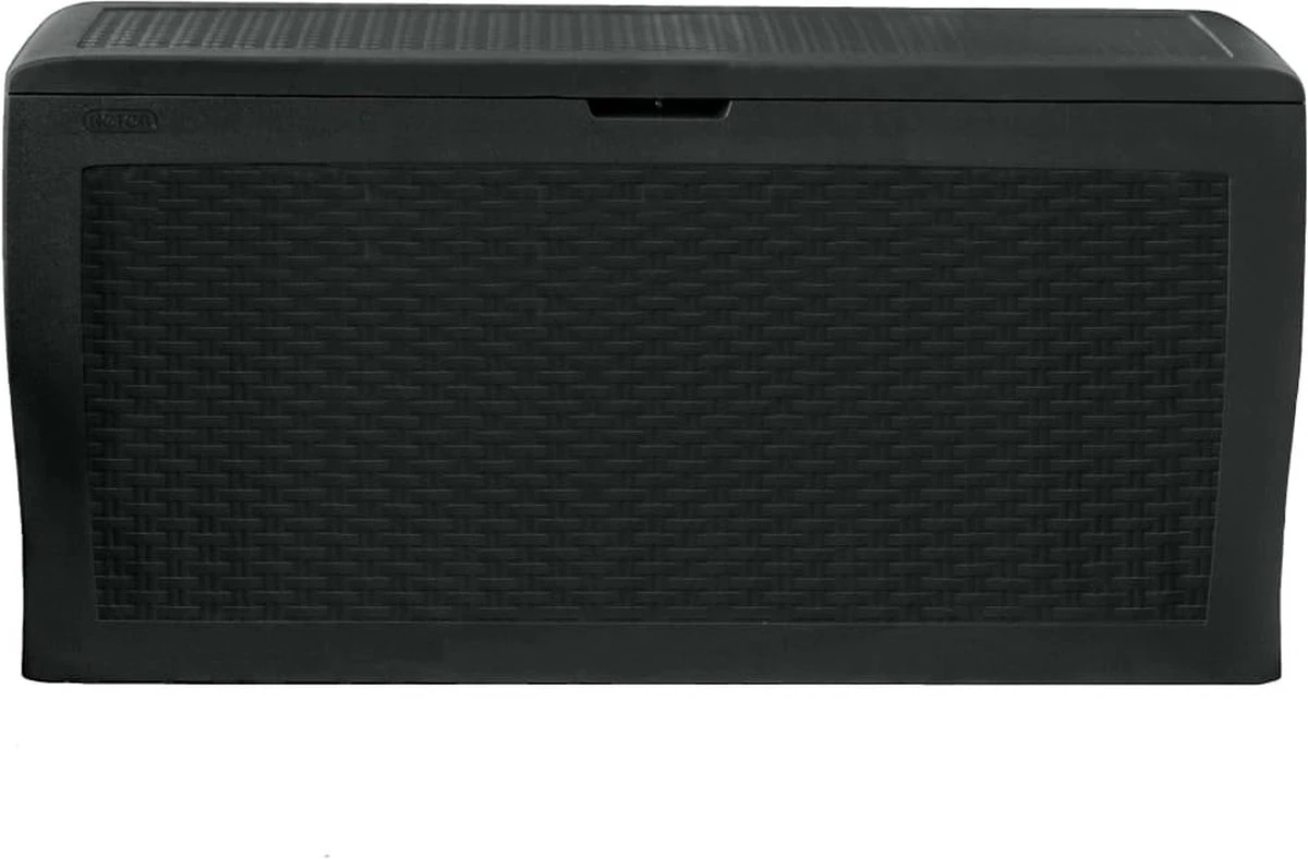 Keter Samoa Opbergbox - 270 L - 117x45x57 Cm - Grafiet 9 Keter Samoa Opbergbox - 270 L - 117x45x57 Cm - Grafiet - Afbeelding 9