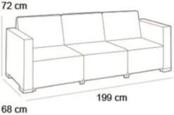 Allibert California Chaise Longue Loungeset - 3 A 4 Personen - Grafiet 15 Allibert California Chaise Longue Loungeset - 3 A 4 Personen - Grafiet -Fijne Tuinmeubelwinkel 1200x793 6