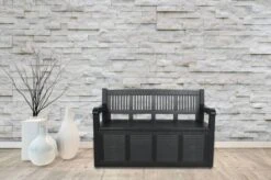 Merkloos Opbergbank Van Kunststof | 130 X 60 Cm | Antraciet 14 Merkloos Opbergbank Van Kunststof | 130 X 60 Cm | Antraciet -Fijne Tuinmeubelwinkel 1200x799 36