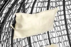 Hangstoel - Ei Stoel - Met Frame - Zwart Beige - Tot 125 Kg -Fijne Tuinmeubelwinkel 1200x800 106