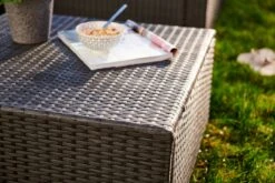 Central Park Hoekbank Loungeset Alea Grijs Staal/riet 3-delig -Fijne Tuinmeubelwinkel 1200x800 211