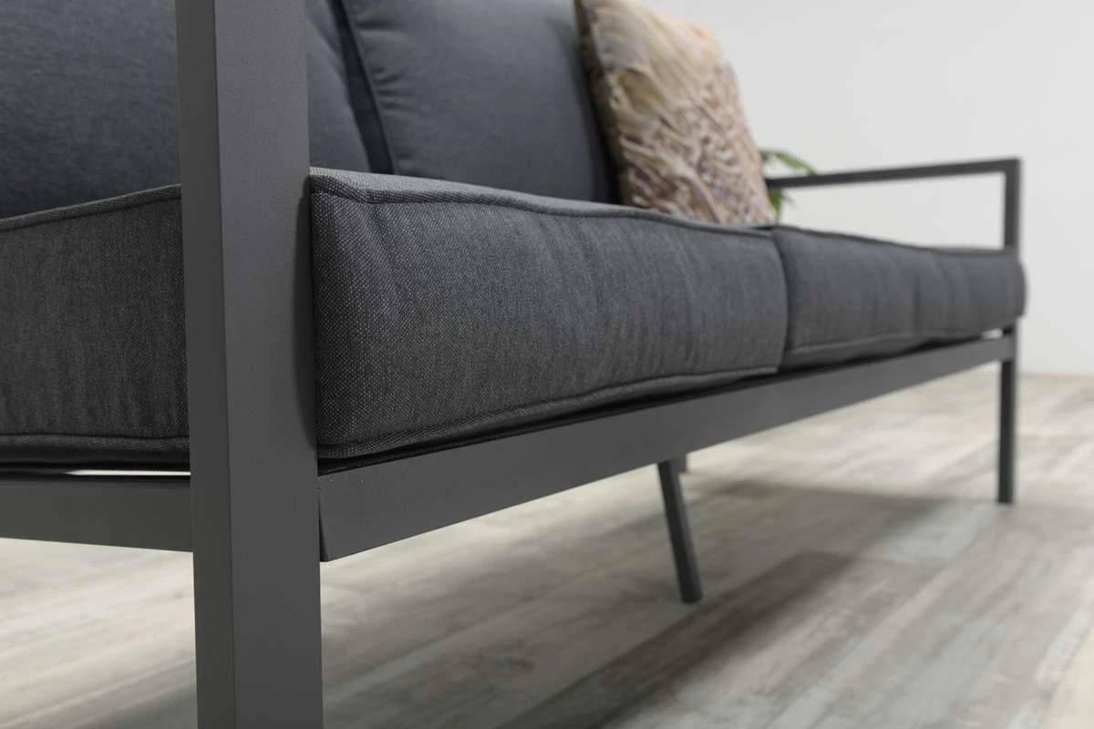 Garden Impressions Durban Loungeset - 4-delig - Zwart 4 Garden Impressions Durban Loungeset - 4-delig - Zwart - Afbeelding 4