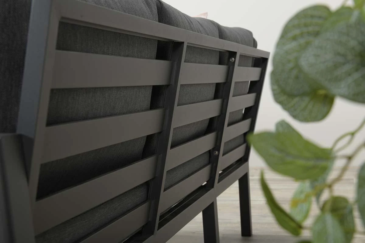 Garden Impressions Lexinton Loungeset - Verstelbaar - Aluminium - Zwart 9 Garden Impressions Lexinton Loungeset - Verstelbaar - Aluminium - Zwart - Afbeelding 9