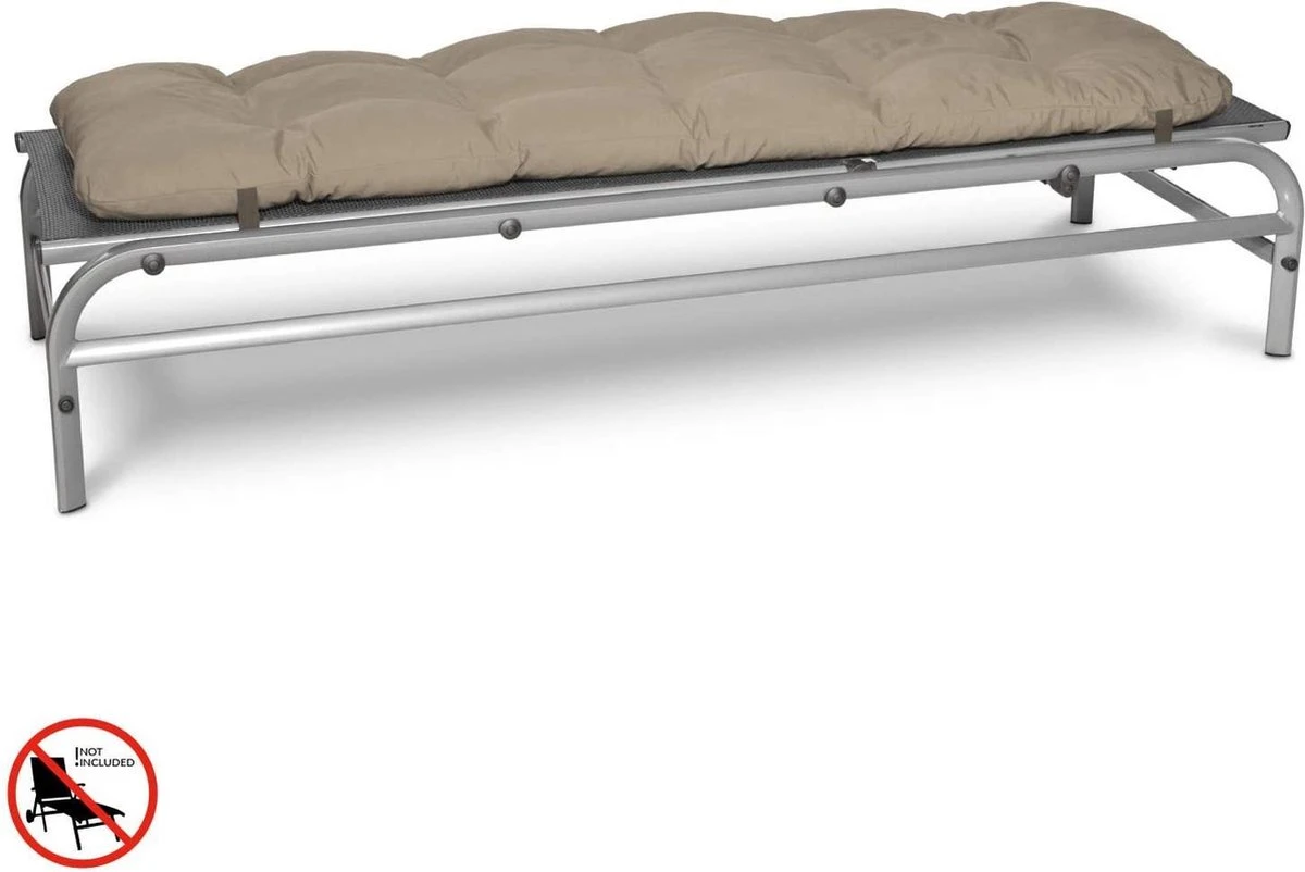 Beautissu Flair RL – Ligbedkussen Tuinkussen Ligstoel – Zonnebed Kussen Voor Tuin Meubelen 190x60x8 Cm Natuur 4 Beautissu Flair RL – Ligbedkussen Tuinkussen Ligstoel – Zonnebed Kussen Voor Tuin Meubelen 190x60x8 Cm Natuur - Afbeelding 4