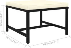 VidaXL 4-delige Loungeset Met Kussens Poly Rattan Zwart 22 VidaXL 4-delige Loungeset Met Kussens Poly Rattan Zwart -Fijne Tuinmeubelwinkel 1200x805