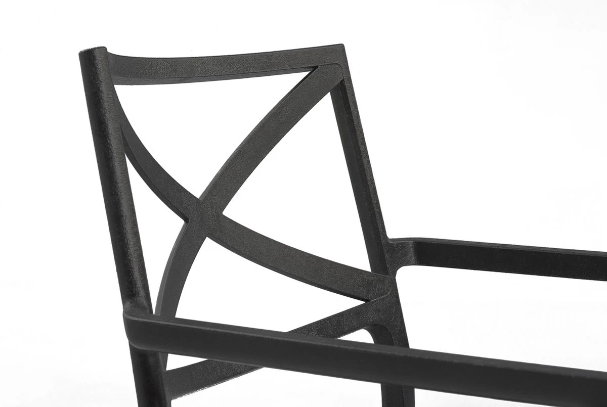 Keter Metalix Tuinstoelen - 4 Stuks - 53,3x60,2x81,3 Cm - Zwart 3 Keter Metalix Tuinstoelen - 4 Stuks - 53,3x60,2x81,3 Cm - Zwart - Afbeelding 3