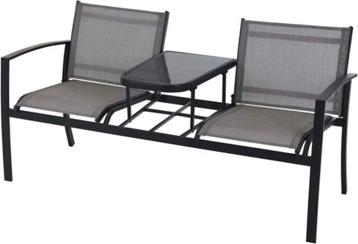 Pro Garden ProGarden Tuinbankje Met Tafel Tweepersoons 5 Pro Garden ProGarden Tuinbankje Met Tafel Tweepersoons - Afbeelding 5