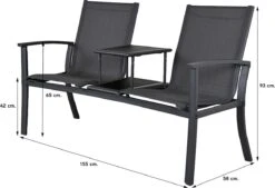 Tete-a-Tete Aluminium Tuinbank Felix -Fijne Tuinmeubelwinkel 1200x823