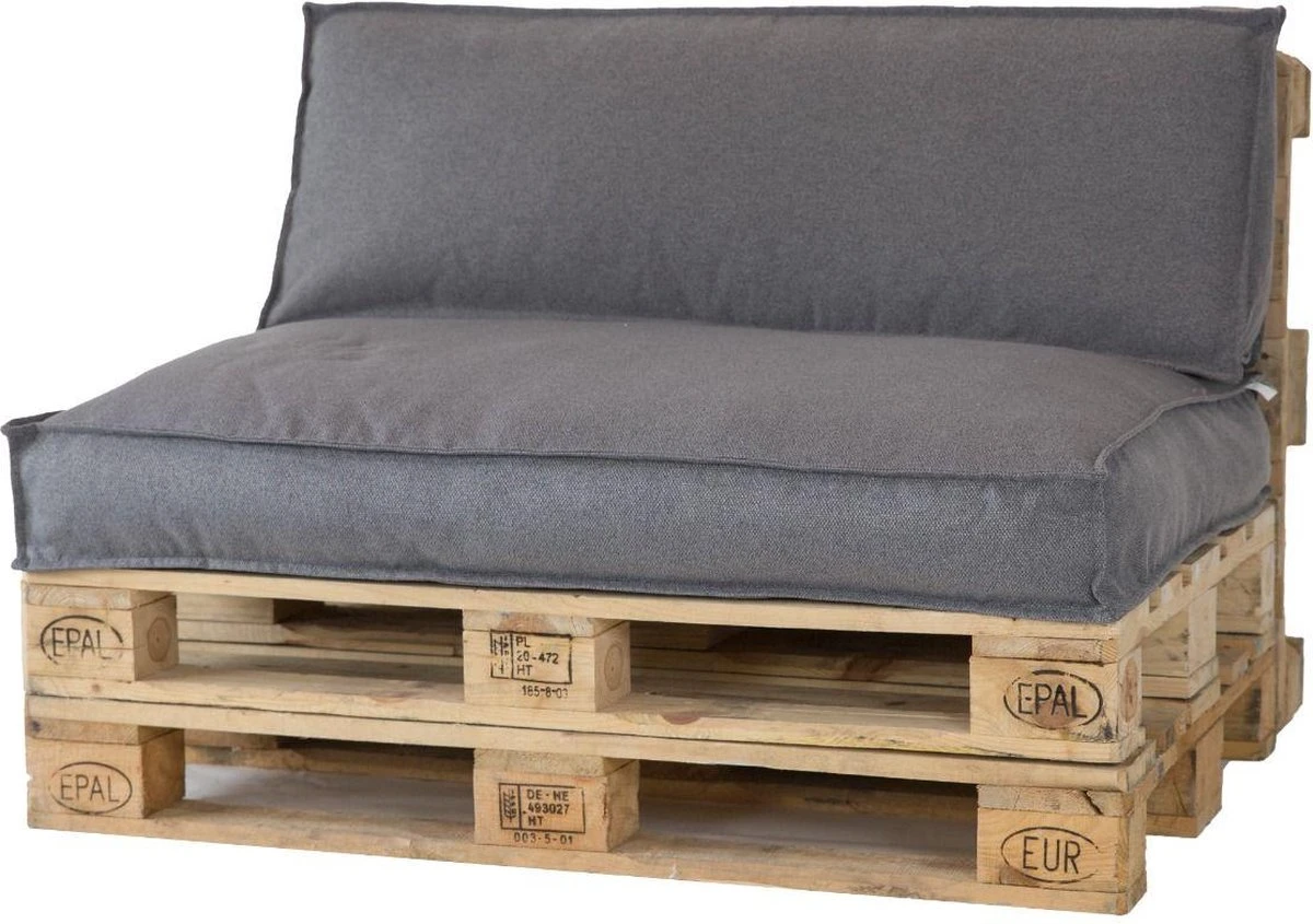 2L Home & Garden Rugkussen Metro Lounge Grijs - 120 X 40cm 1 2L Home & Garden Rugkussen Metro Lounge Grijs - 120 X 40cm