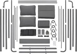 Schommelbank / Ligbank Kassandra - Donkergrijs -Fijne Tuinmeubelwinkel 1200x846