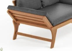 Loungebank Tuin FSC Antraciet – Makkelijk Verstelbaar Lounge Bank Balkon – Tuinbank Lounge Hardhout FSC – Perfecthomeshop -Fijne Tuinmeubelwinkel 1200x851