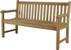 Teak Houten Tuinbank Bison - 150 Cm. -Fijne Tuinmeubelwinkel 1200x854 2