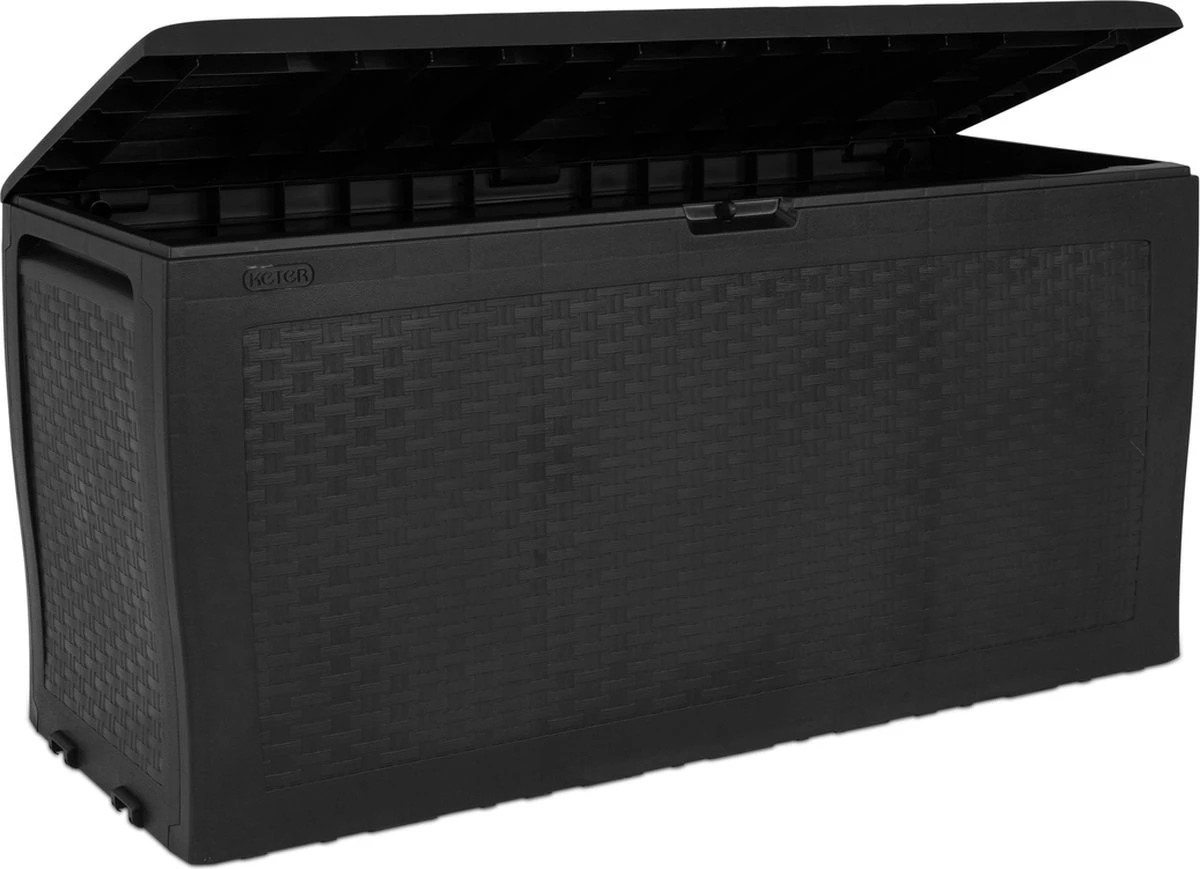Keter Samoa Opbergbox - 270 L - 117x45x57 Cm - Grafiet 5 Keter Samoa Opbergbox - 270 L - 117x45x57 Cm - Grafiet - Afbeelding 5