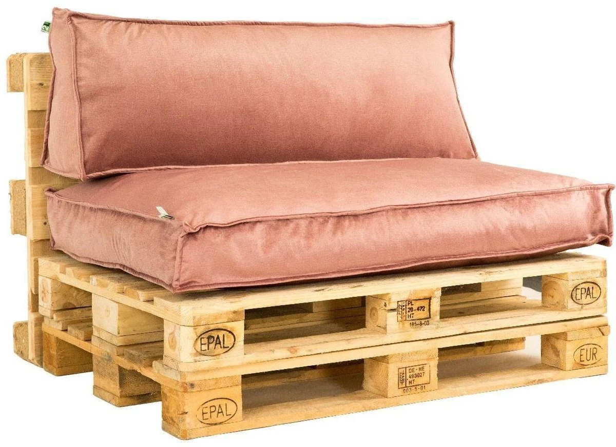 2L Home & Garden Rugkussen Velvet Oud Roze - 120 X 40cm 1 2L Home & Garden Rugkussen Velvet Oud Roze - 120 X 40cm